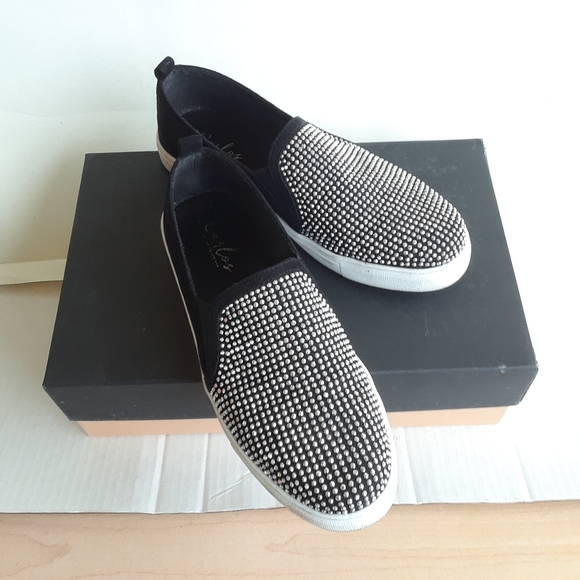 Carlos Santana Shoes - Carlos Santana Slip On embellished top Sneakers